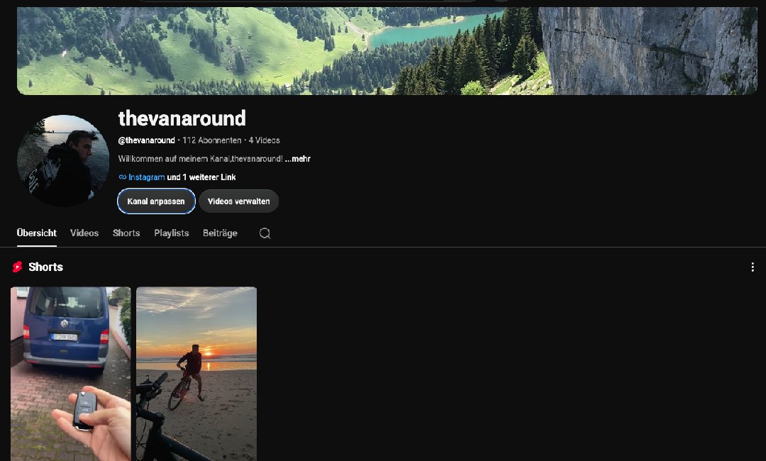 Vorschaubild des YouTube-Kanals TheVanAround